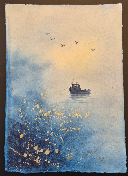 Boat in the Mist