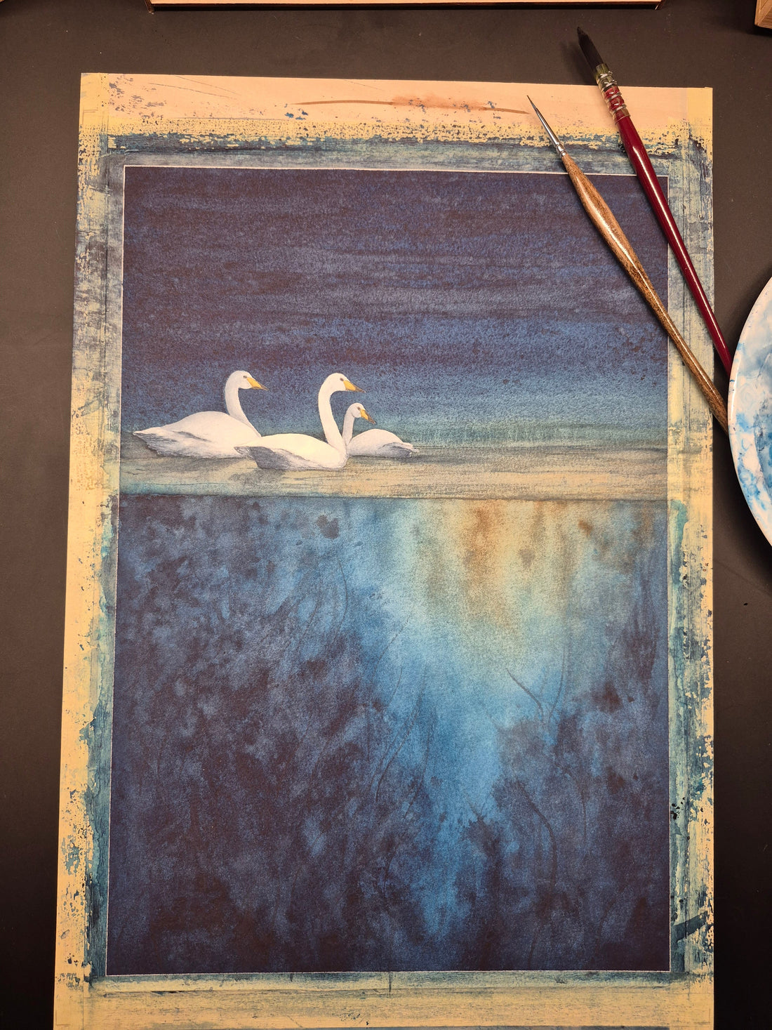 Trust - Some paintings begin in silence long before a brush ever touches paper.