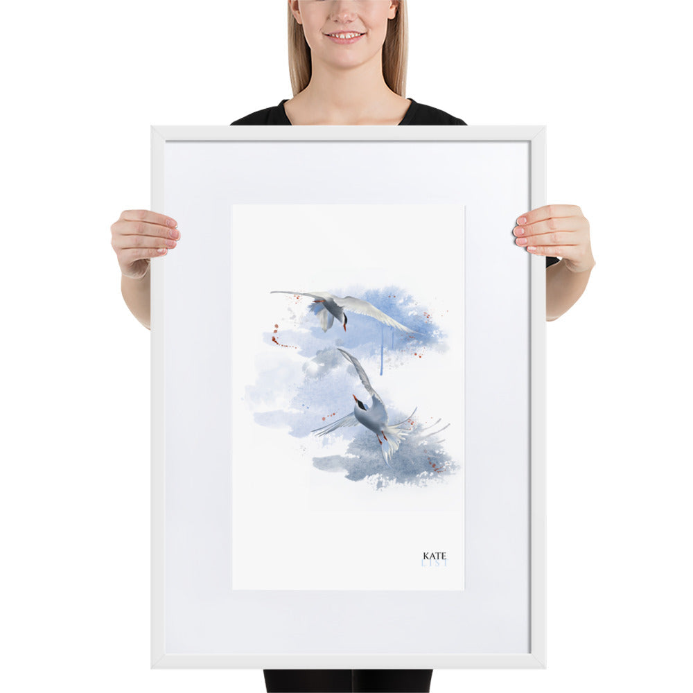Framed paper prints