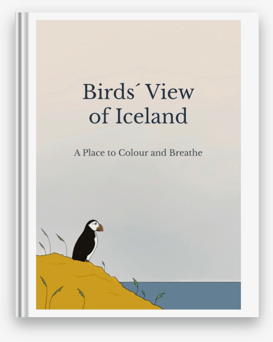 Icelandic Birds Coloring Book – A Place to Color and Breathe | Creative Art Book