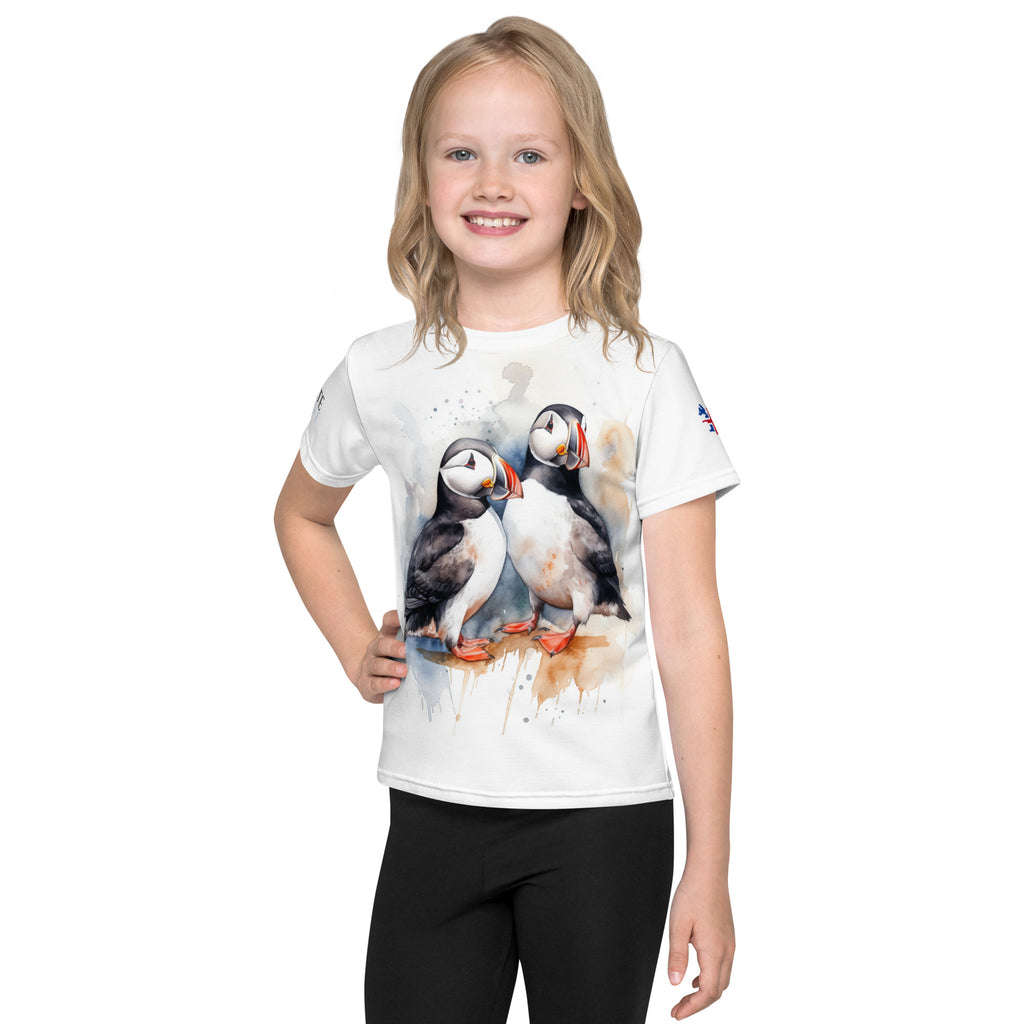 Puffin kids crew neck t-shirt - kate-list