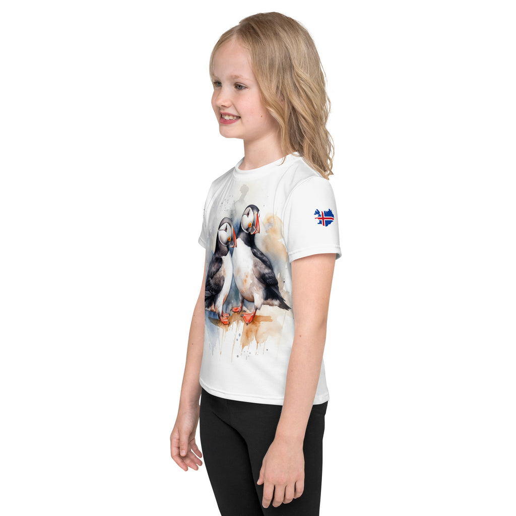 Puffin kids crew neck t-shirt - kate-list