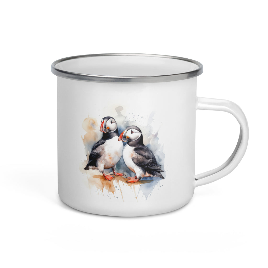 Puffin enamel Mug - kate-list