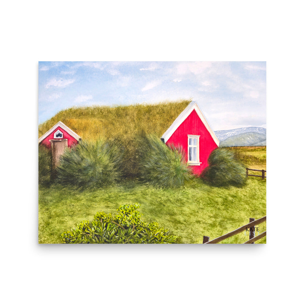 Premium Luster Photo Paper Poster — “House That Calls” – kate-list