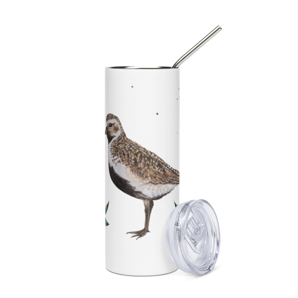 Lóa with leaves Stainless steel tumbler - kate-list