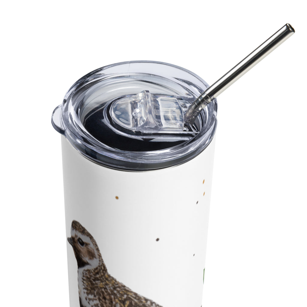 Lóa with leaves Stainless steel tumbler - kate-list